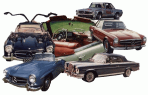 various Mercedes-Benz models