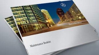 a Mercedes-Benz maintance booklet